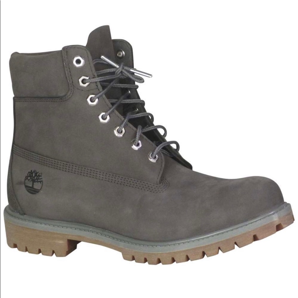Gray boots